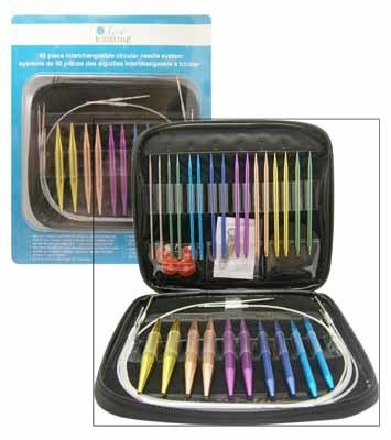 40-Piece Interchangeable Circular Needle Set