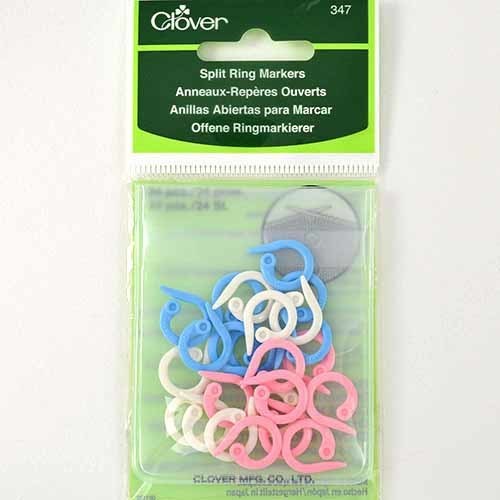 Split Ring Stitch Markers, 24 pack - Clover