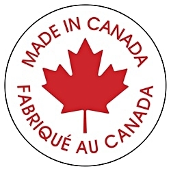 &quot;Made In Canada&quot; Stickers - 1&quot; - 10 pack