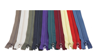 Zipper - #3 coil, 7" - various colours available