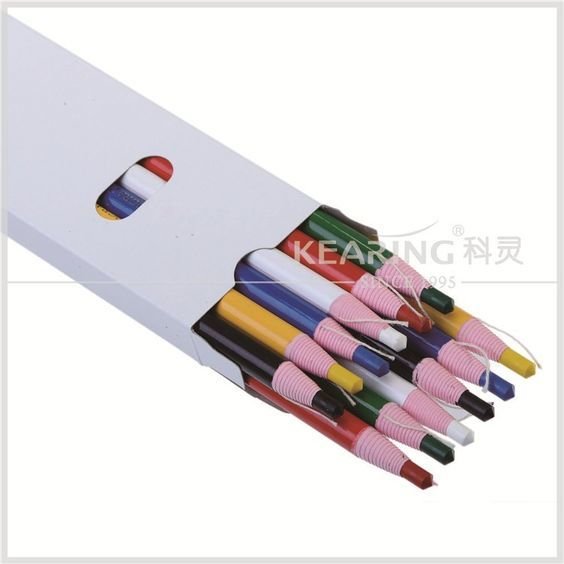 Coloured Wax Pencil (China marker) - Peel Off (Kearing) - 12 pk