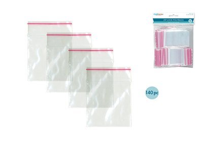 2&quot; x 2&quot; Recloseable Polybags - 140pc