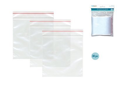 4&quot; x 6&quot; Recloseable Polybags - 30pc