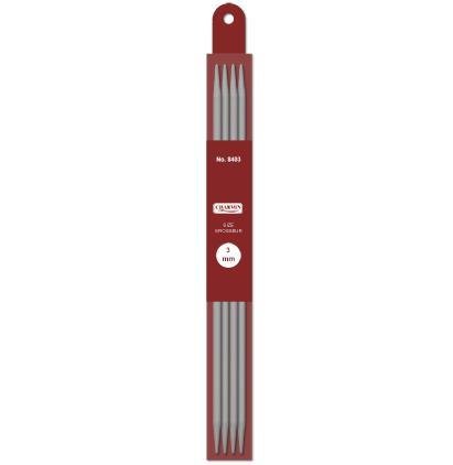 Double Point Needles - 4pc - 3.0mm  (23cm) - Charmin