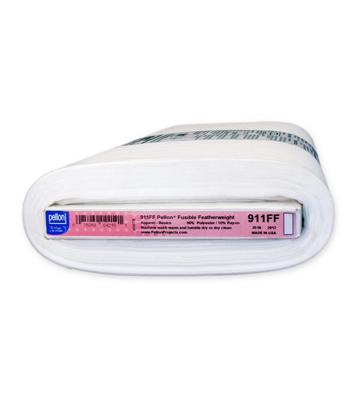 Pellon 911FF Featherweight Fusible Interfacing - Non-Woven   - White 20&quot; x 18&quot;