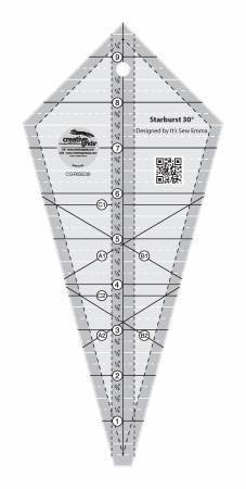 Starburst 30 Degree Triangle Ruler - Creative Grids