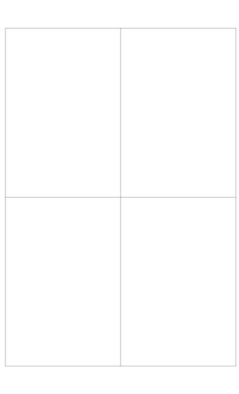 Printer labels - 4 x 6&quot; - 4 per sheet