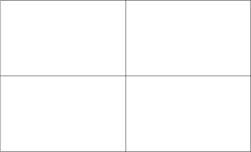 Printer labels - 4.25 x 7&quot; - 4 per sheet