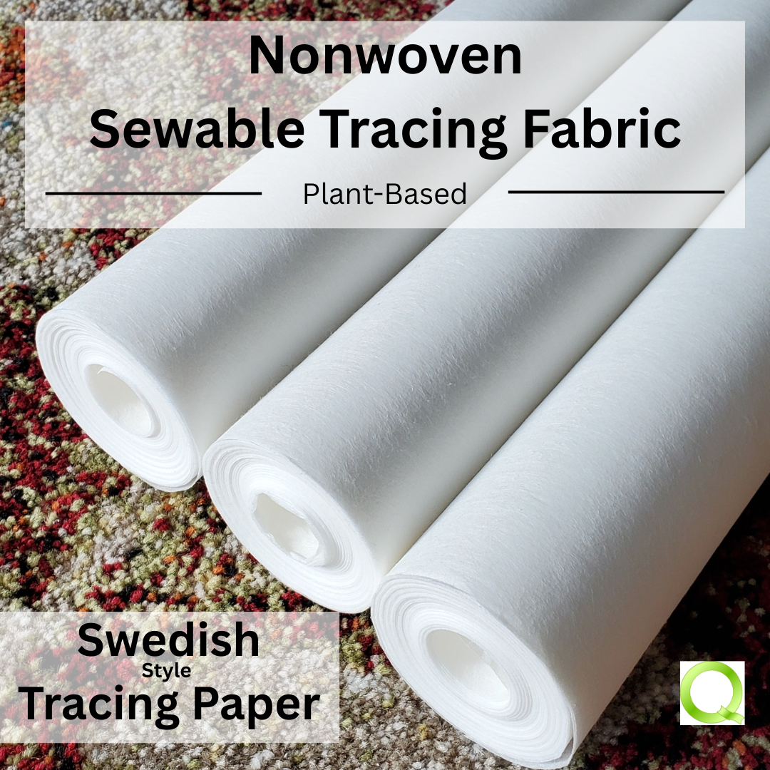 3 rolls Swedish Tracing Paper on colourful background