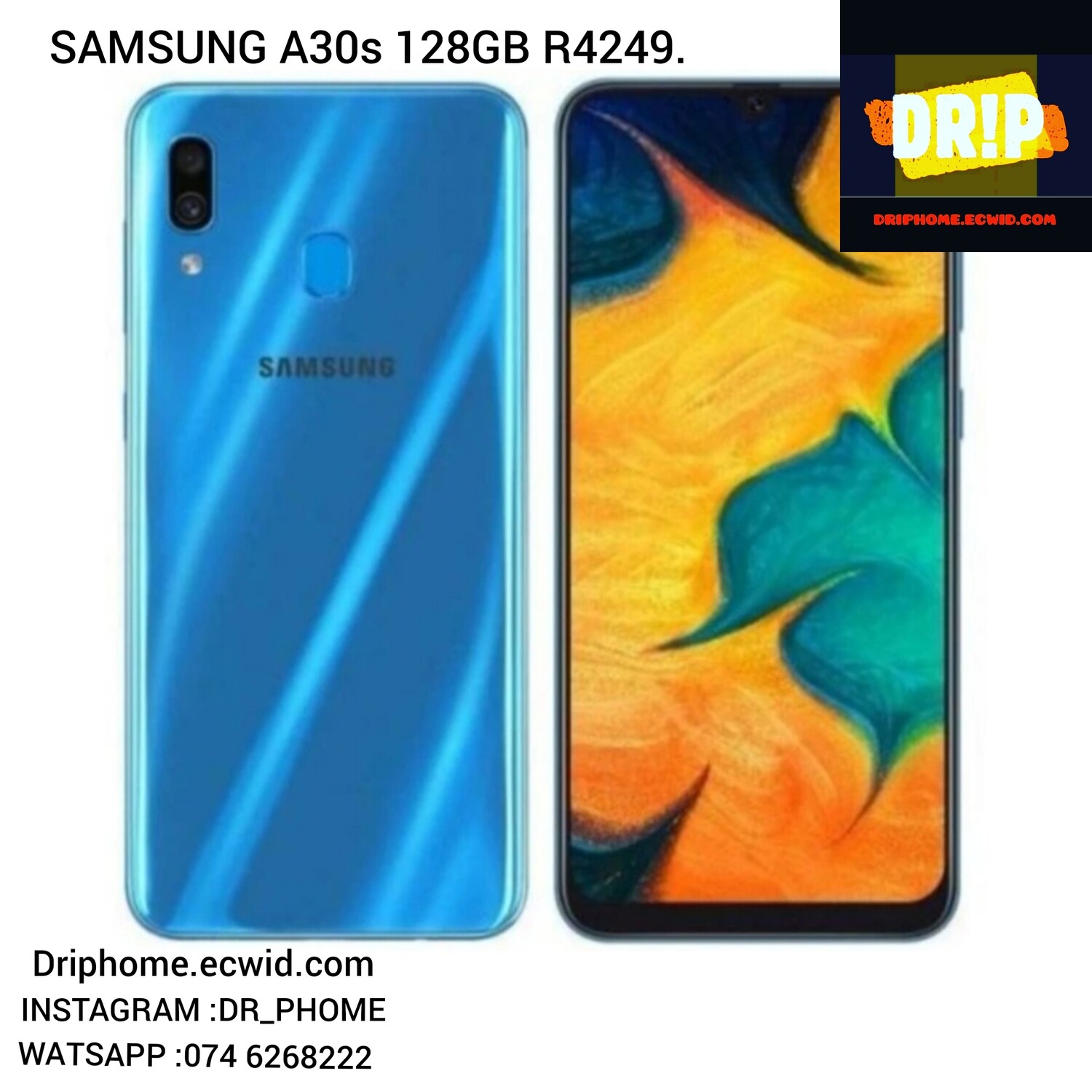SAMSUNG A30s 128GB DUAL SIM