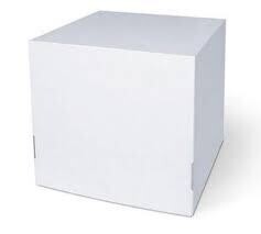 Коробка для торта БЕЗ ОКНА 26х26х28см