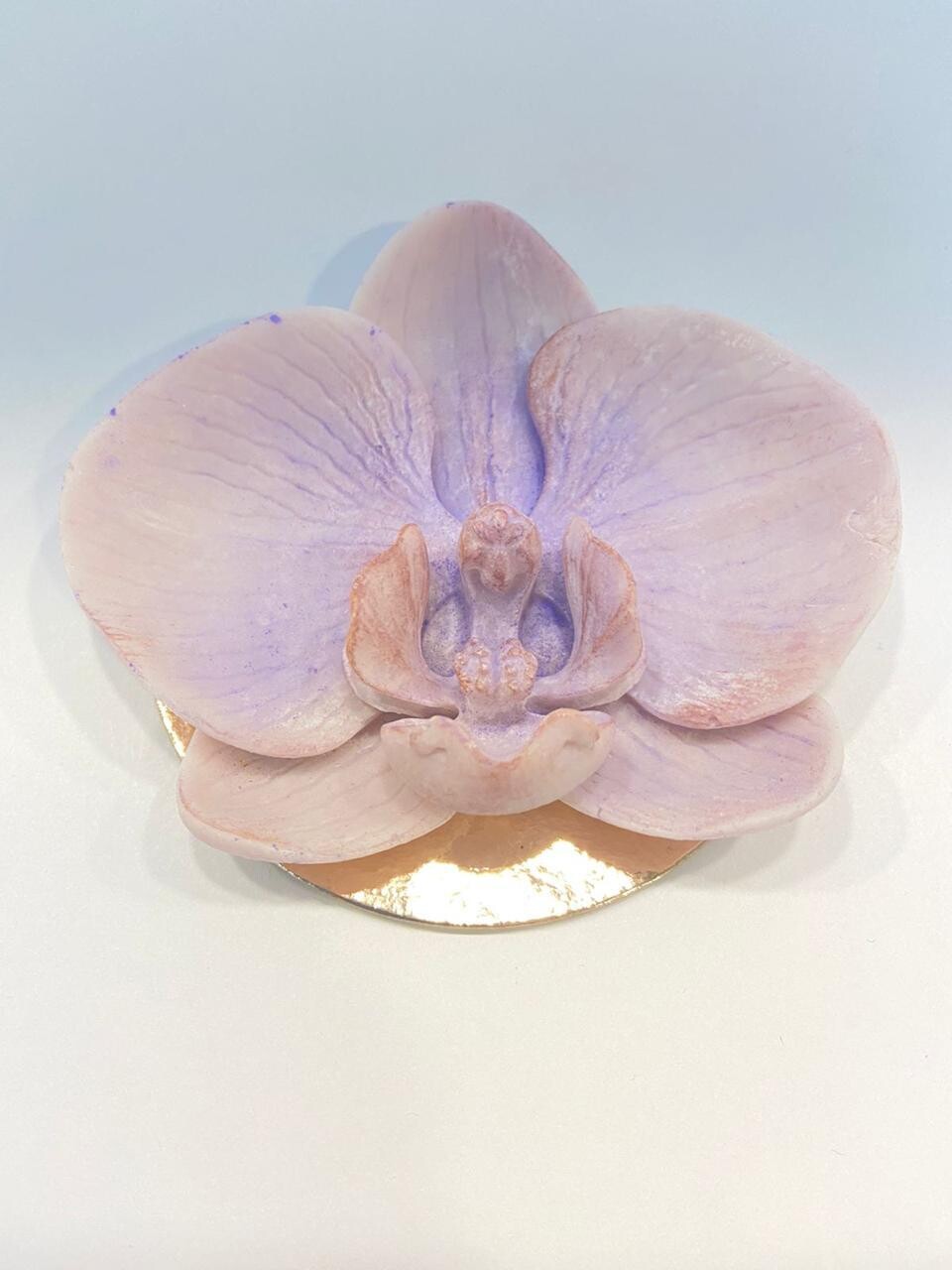 Орхидея из шоколадной глазури 9х8х2см 40г