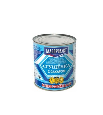 Сгущёнка молокосодержащая "Главпродукт" 8,5% 380гр