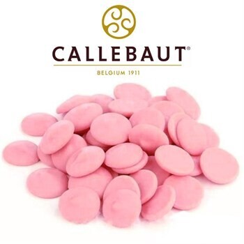 Шоколад розовый со вкусом клубники "Barry Callebaut", цена за 50г