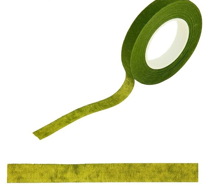 Тейп-лента "Зелёная" намотка 27,3 метра ширина 1,2 см 