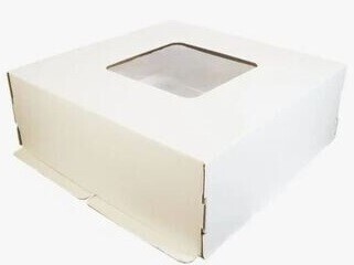 Коробка для торта С ОКНОМ 42х42х15см