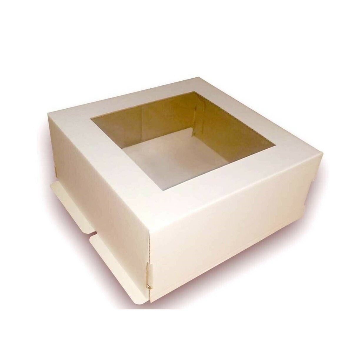 Коробка для торта С ОКНОМ 30х30х13см