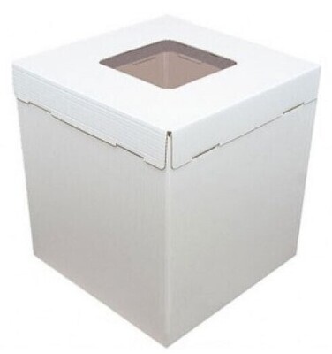 Коробка для торта С ОКНОМ 42х42х45см