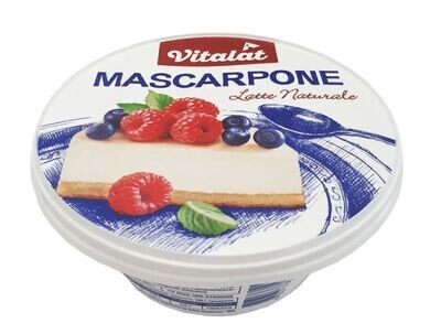 Сыр "Маскарпоне" 80%, 250 г, "Vitalat" 