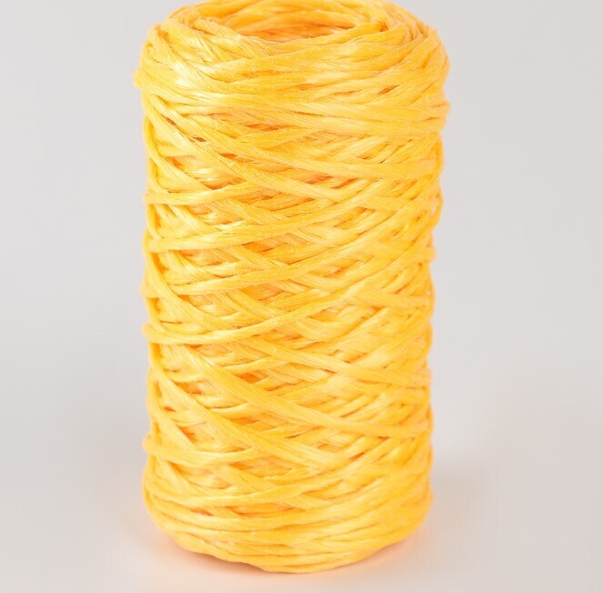 Шпагат ПП, d=1,6 мм, 60 м, цвет жёлтый