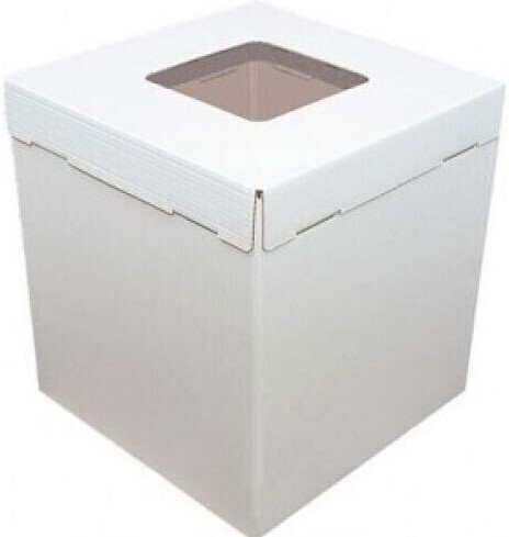 Коробка для торта С ОКНОМ 50х50х65см
