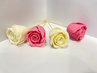 Роза из шоколадной глазури, 4,5 х 3,5 см, , цвет МИКС