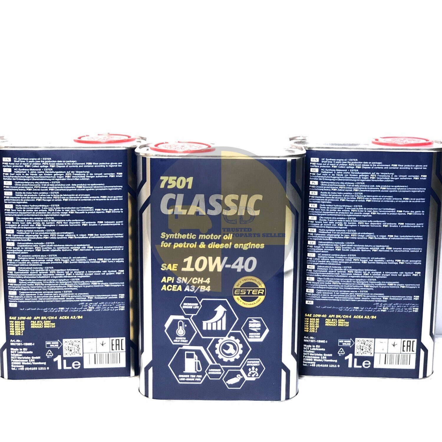 MANNOL 10W-40 Synthetic Engine Oil