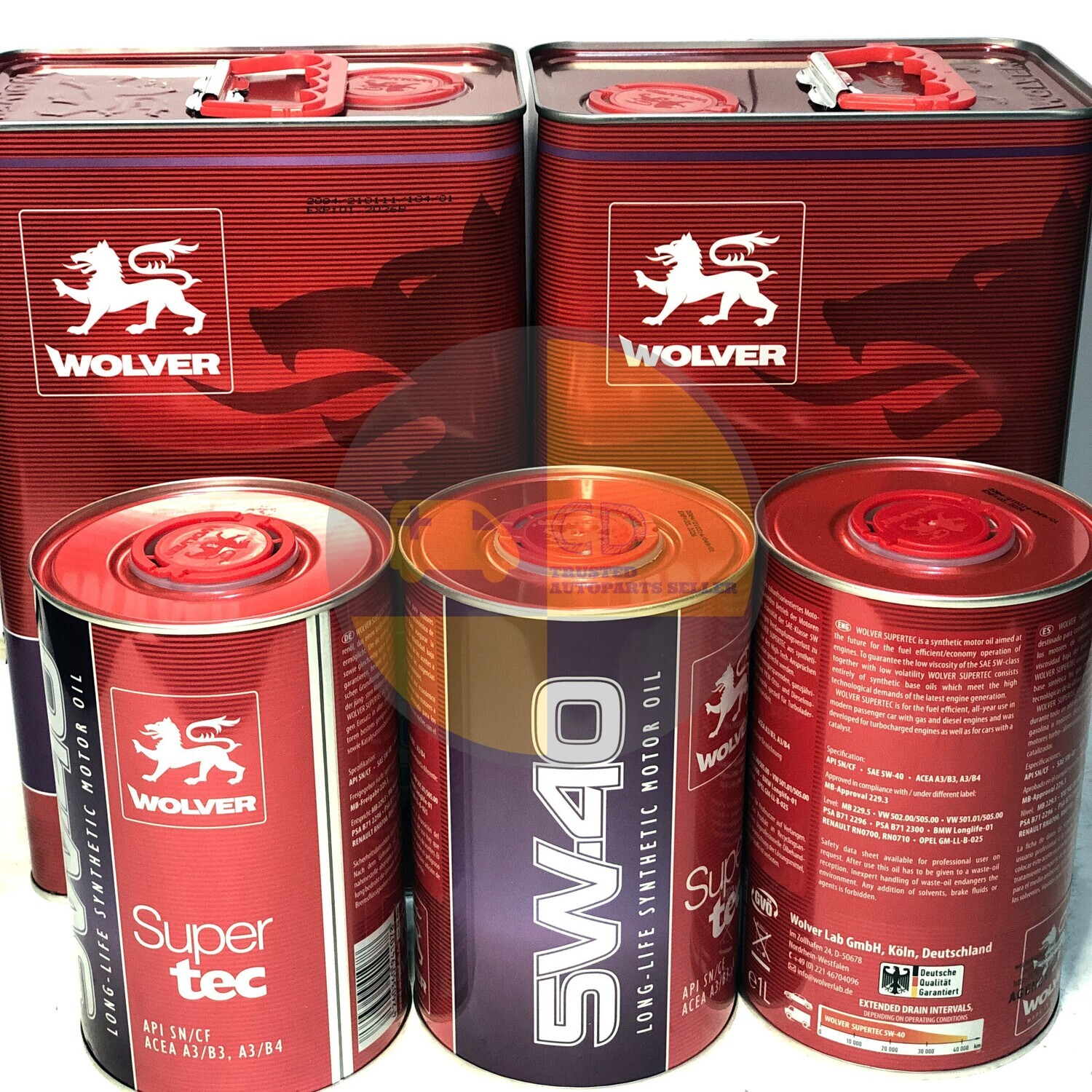 WOLVER 5W40 Semisynthetic Engine Oil