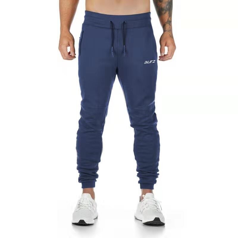 2022 Summer Muscle Fitness Brothers New Casual Sports Trousers Men&#39;s Fitness Trousers Running Training Pants