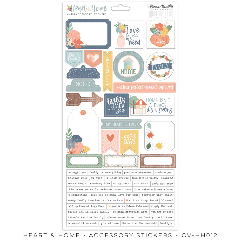 HEART & HOME - ACCESSORY STICKERS HEART & HOME - ACCESSORY STICKERS