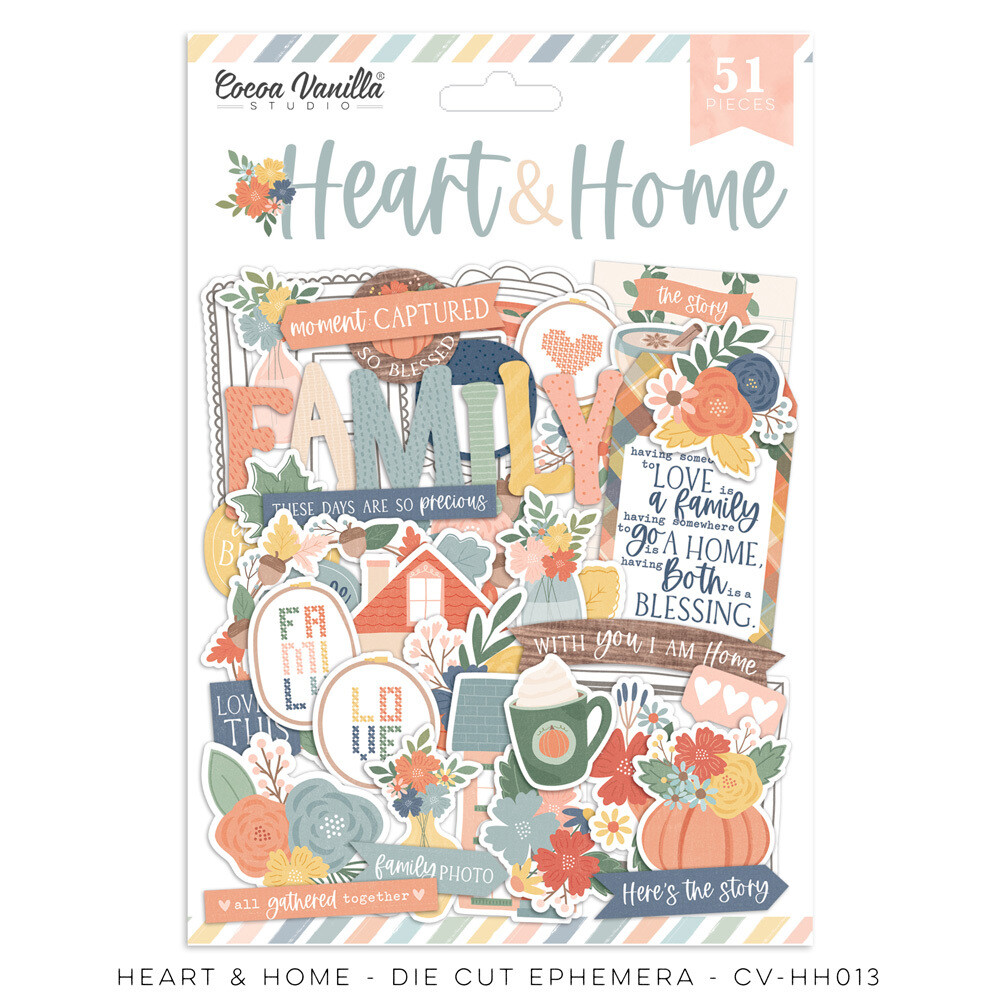 HEART & HOME - DIE CUT EPHEMERA