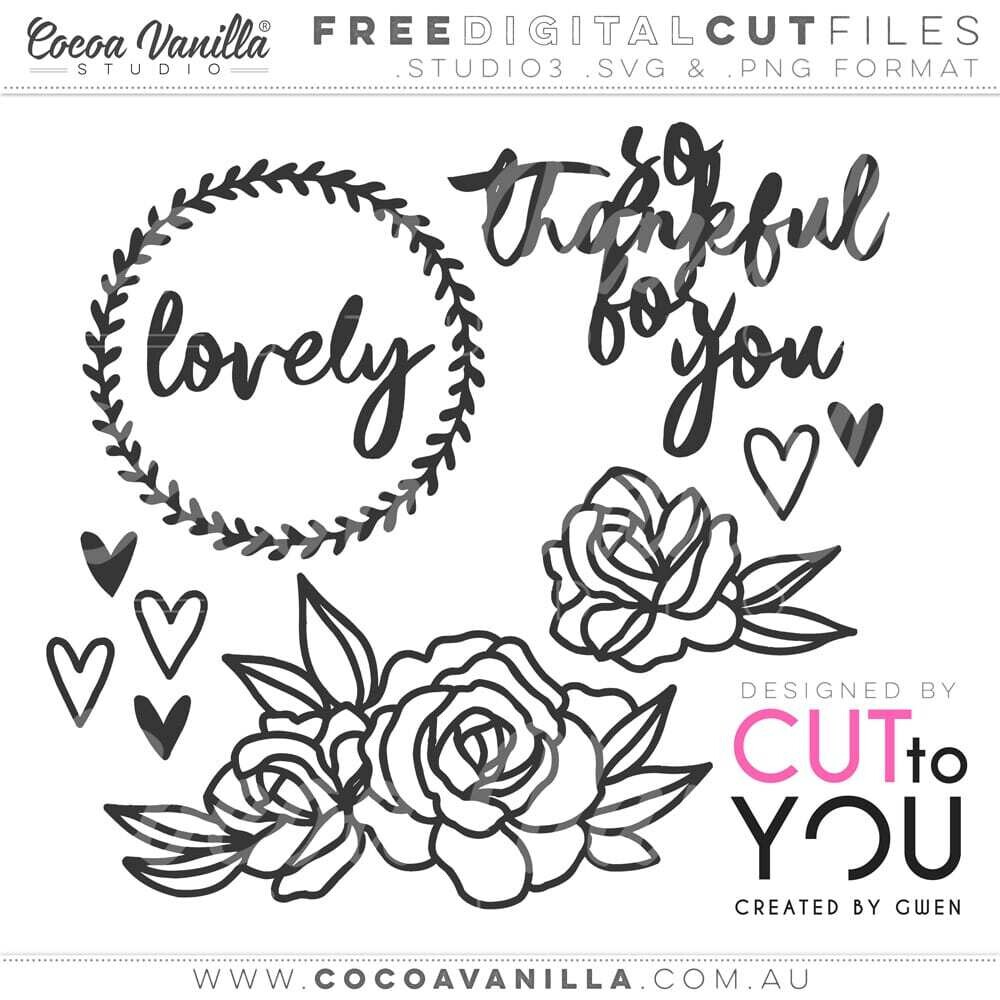 HAPPINESS FREEBIE CUT FILES