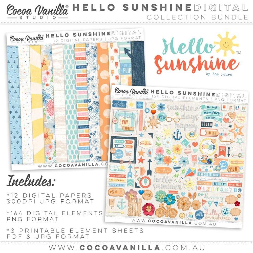 HELLO SUNSHINE DIGITAL COLLECTION BUNDLE