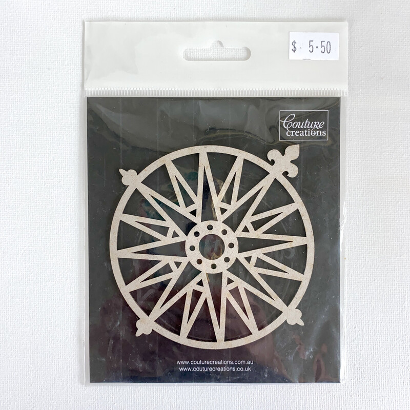 Couture Creations Chipboard - Compass