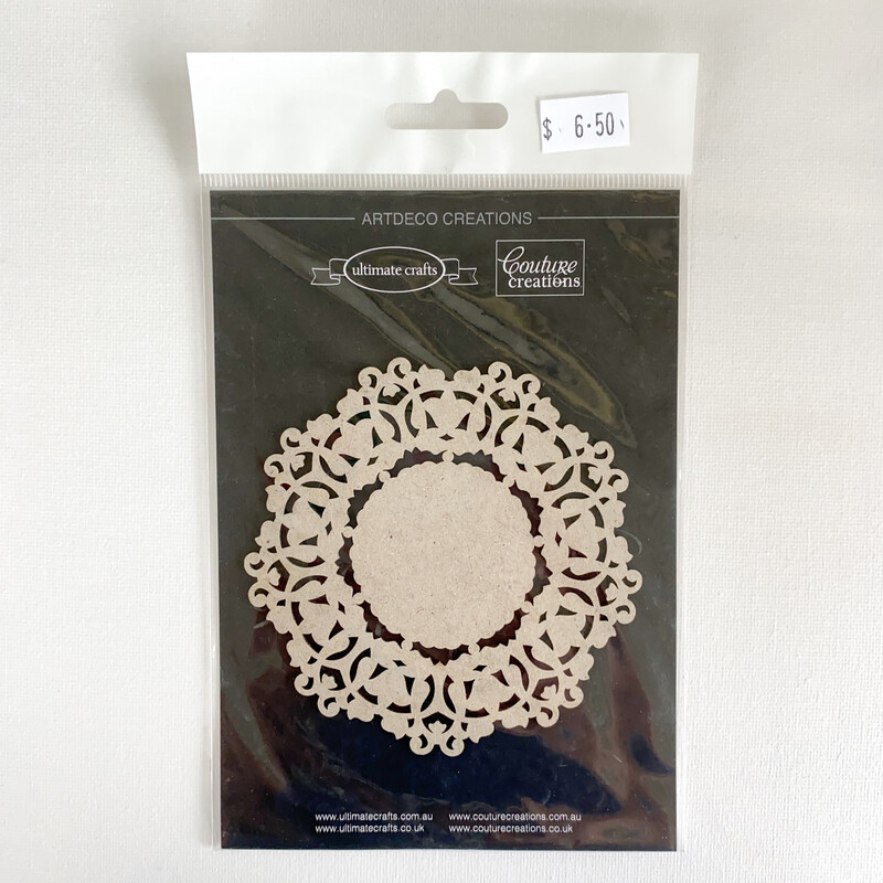 Couture Creations Chipboard - Ornate Doily