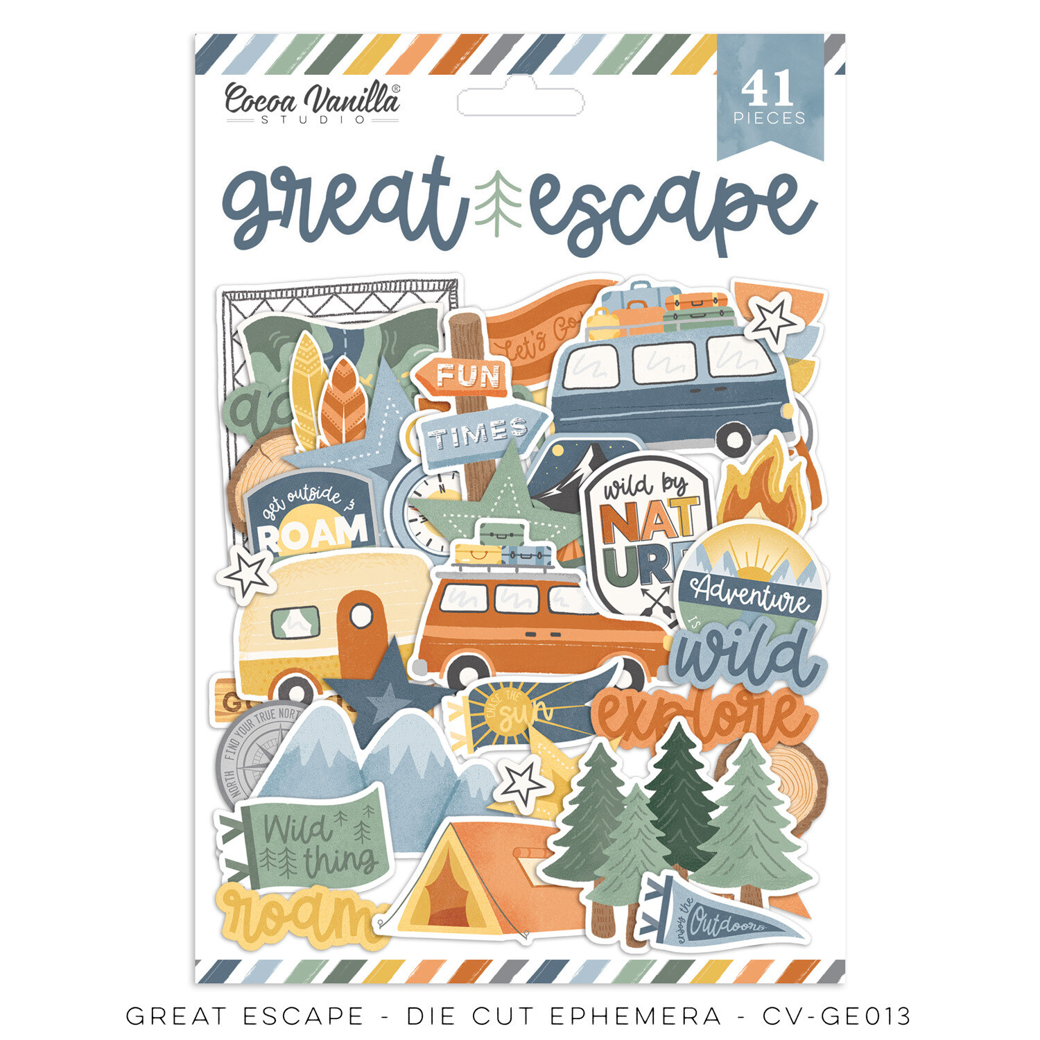 Great Escape - Die Cut Ephemera