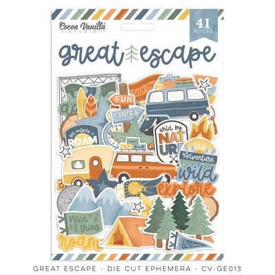 Great Escape - Die Cut Ephemera