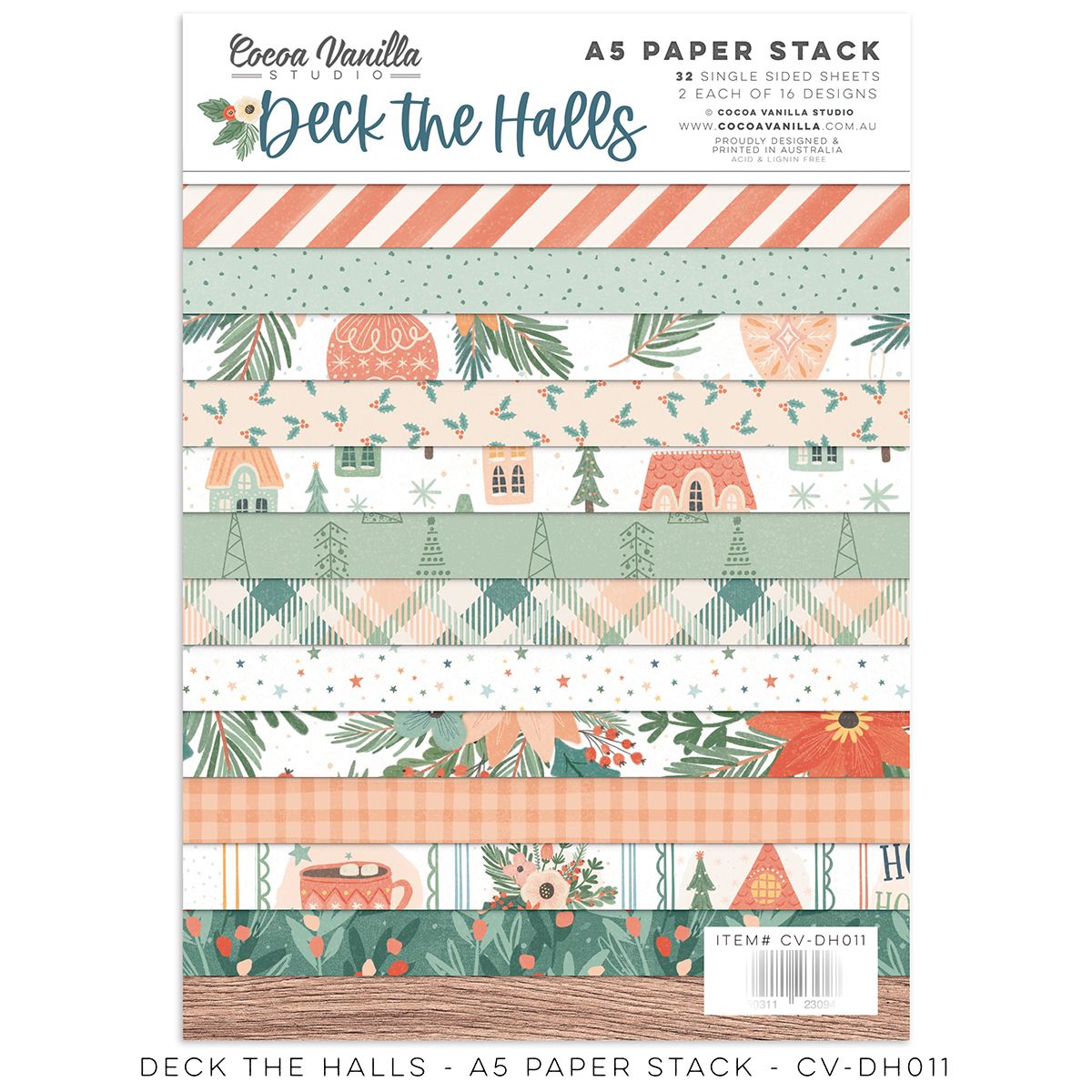 Deck The Halls - A5 Paper Stack