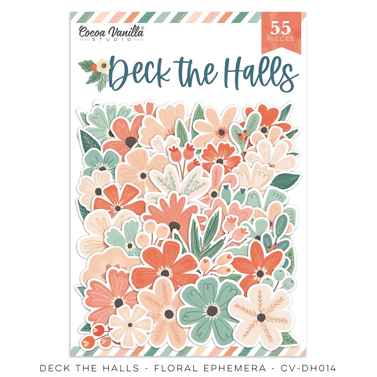 Deck The Halls - Die Cut Floral Ephemera