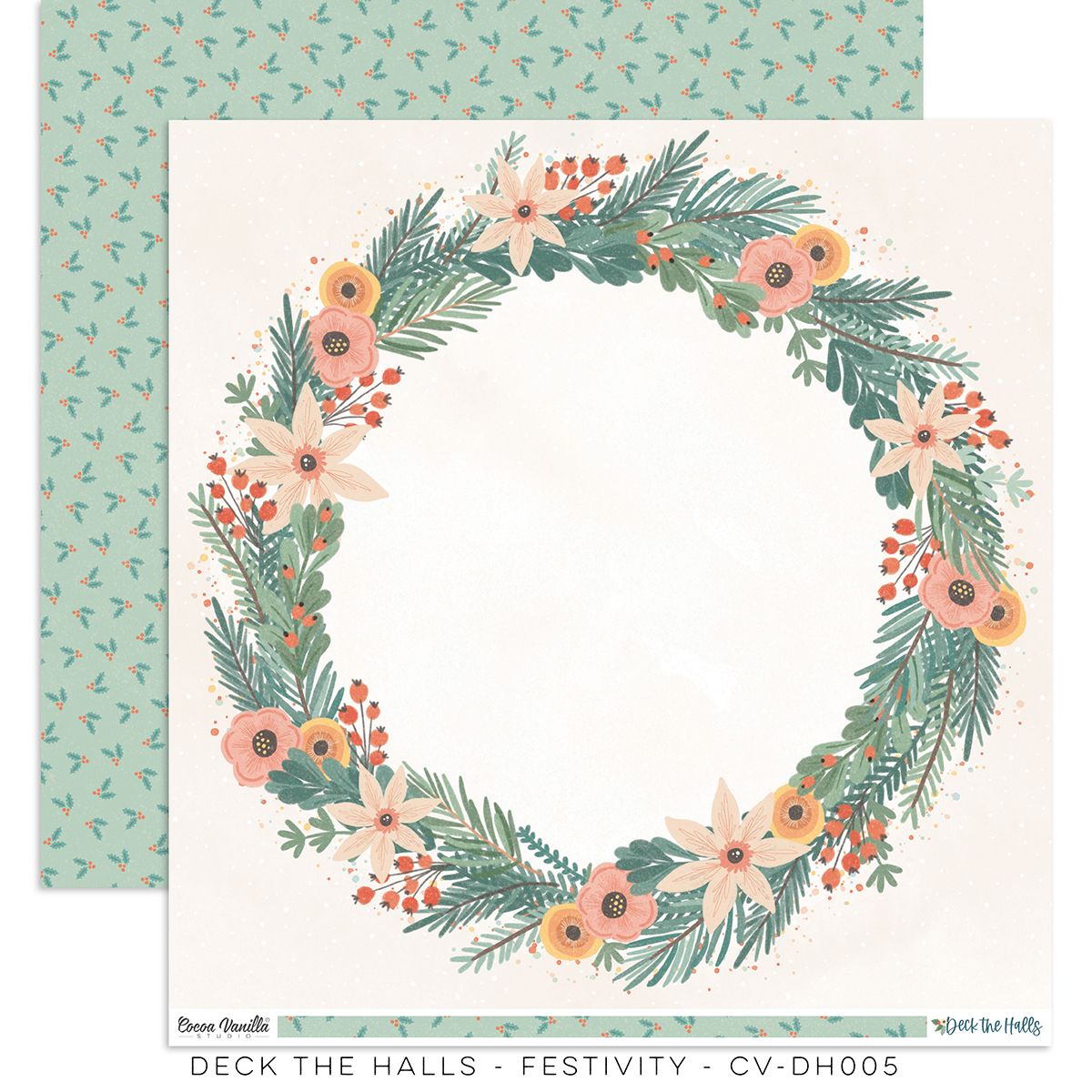 Deck The Halls - Festivity Paper