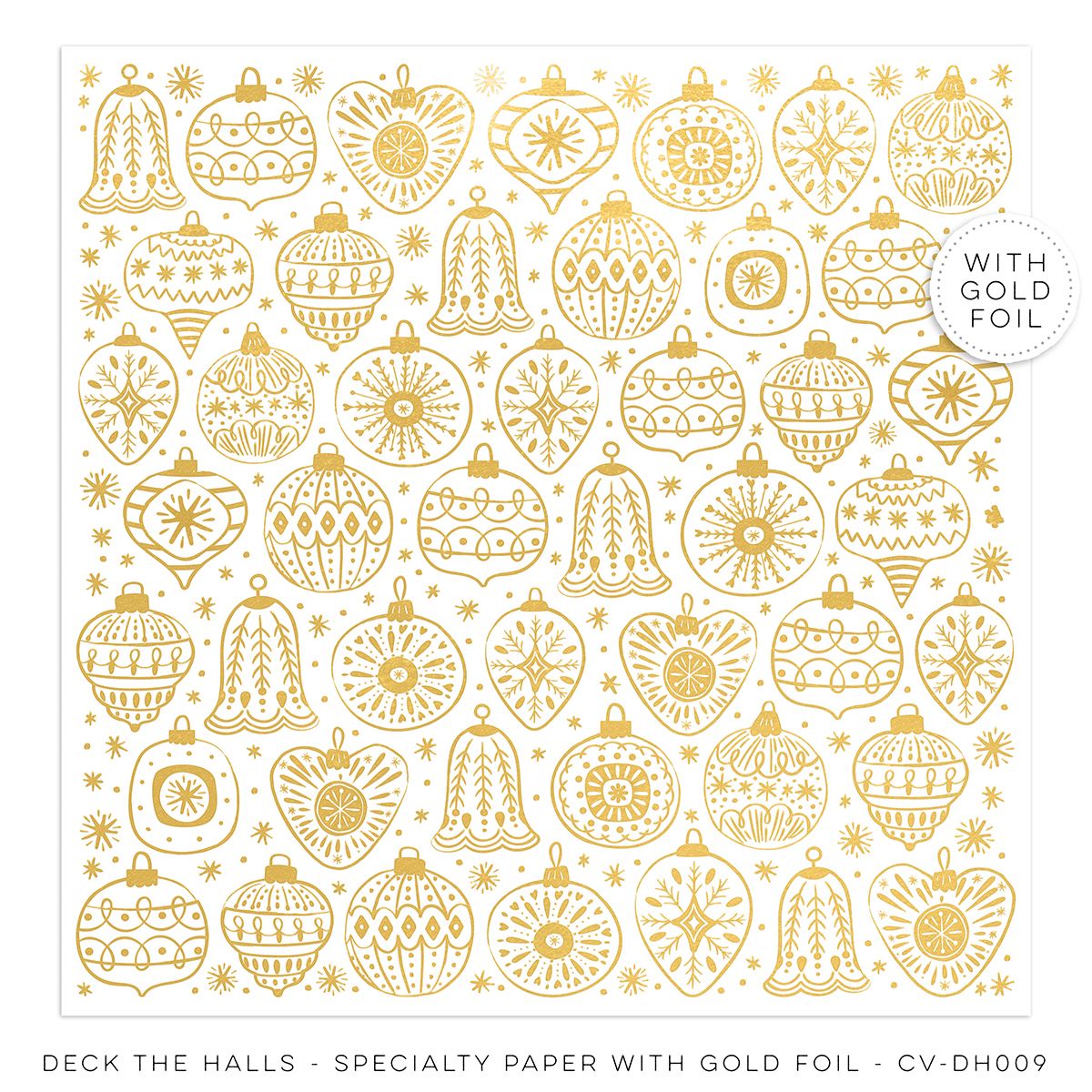 Deck The Halls - Specialty Paper with Gold Foil