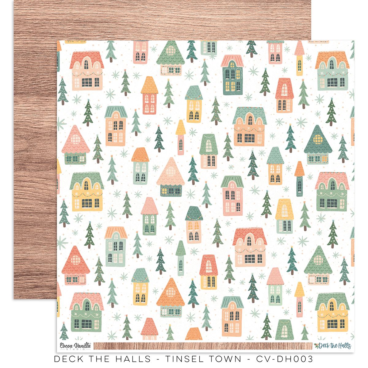 Deck The Halls - Tinsel Town Paper