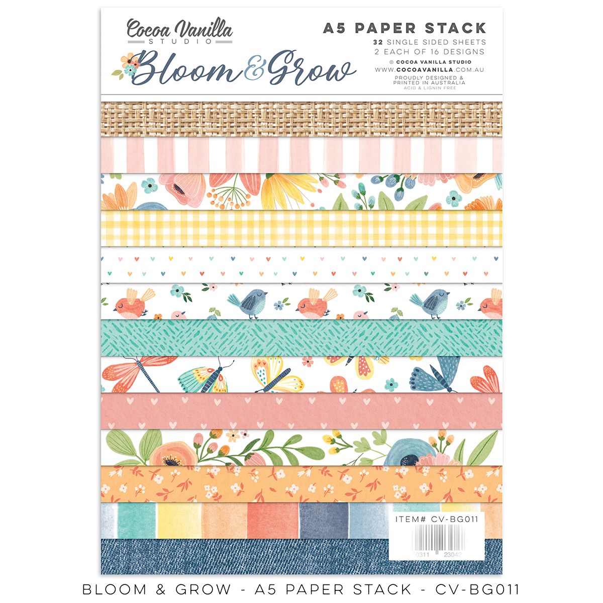 Bloom & Grow - A5 Paper Stack