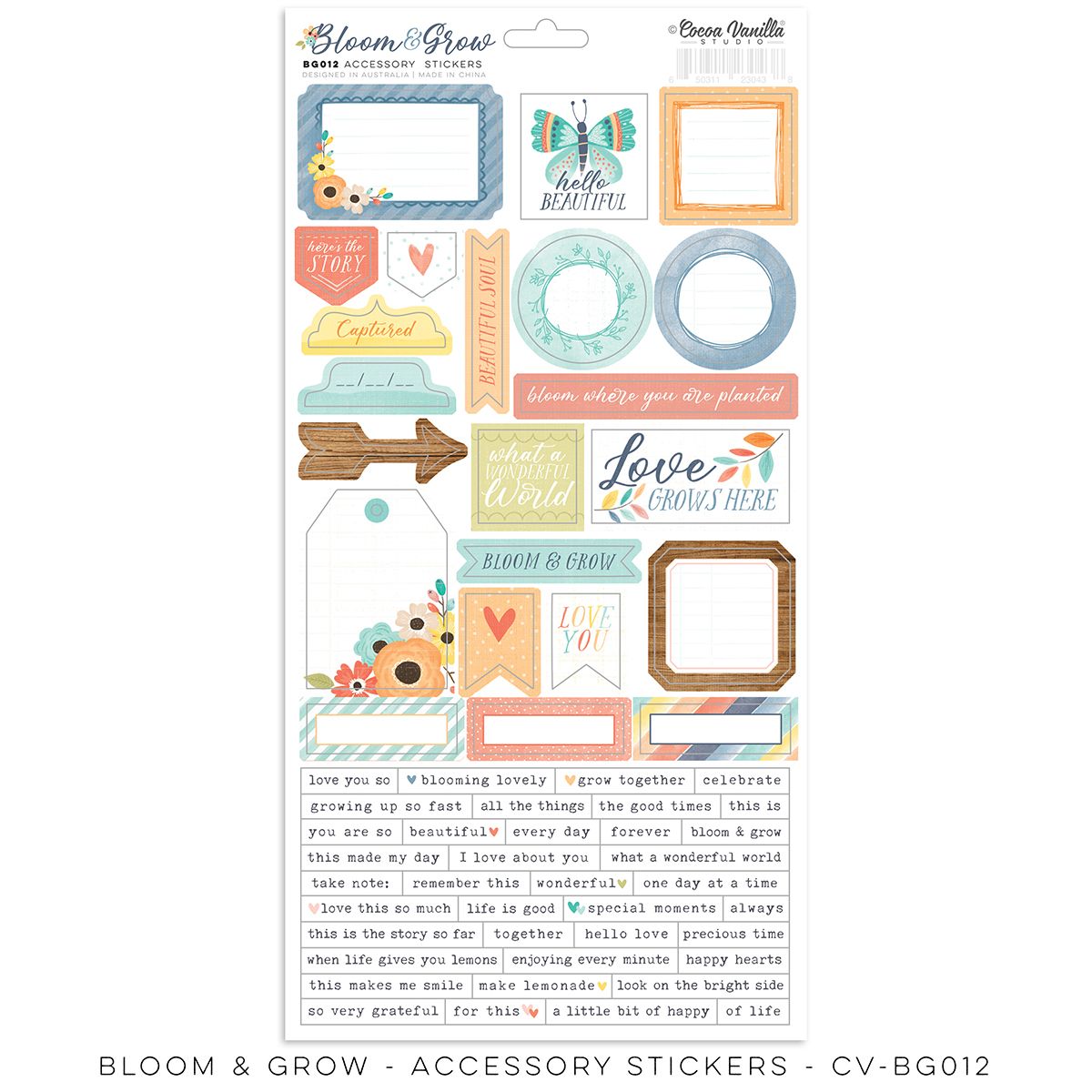 Bloom & Grow - Accessory Stickers