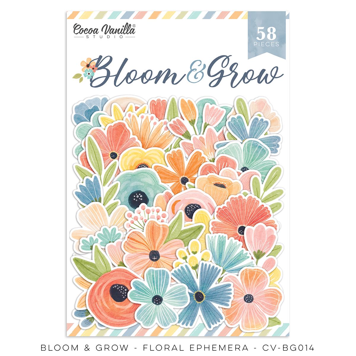 Bloom & Grow - Die Cut Floral Ephemera