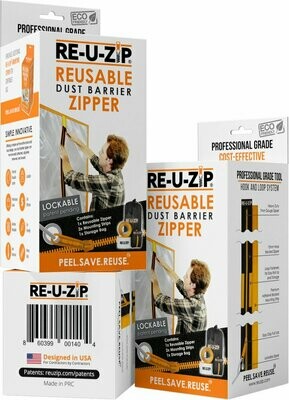 Reusable Dust Barrier Zipper- Starter Kit