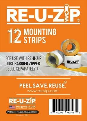 12 Pack - Mounting Strips