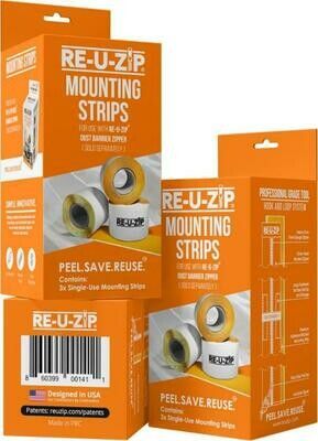 3 Pack- Mounting Strips