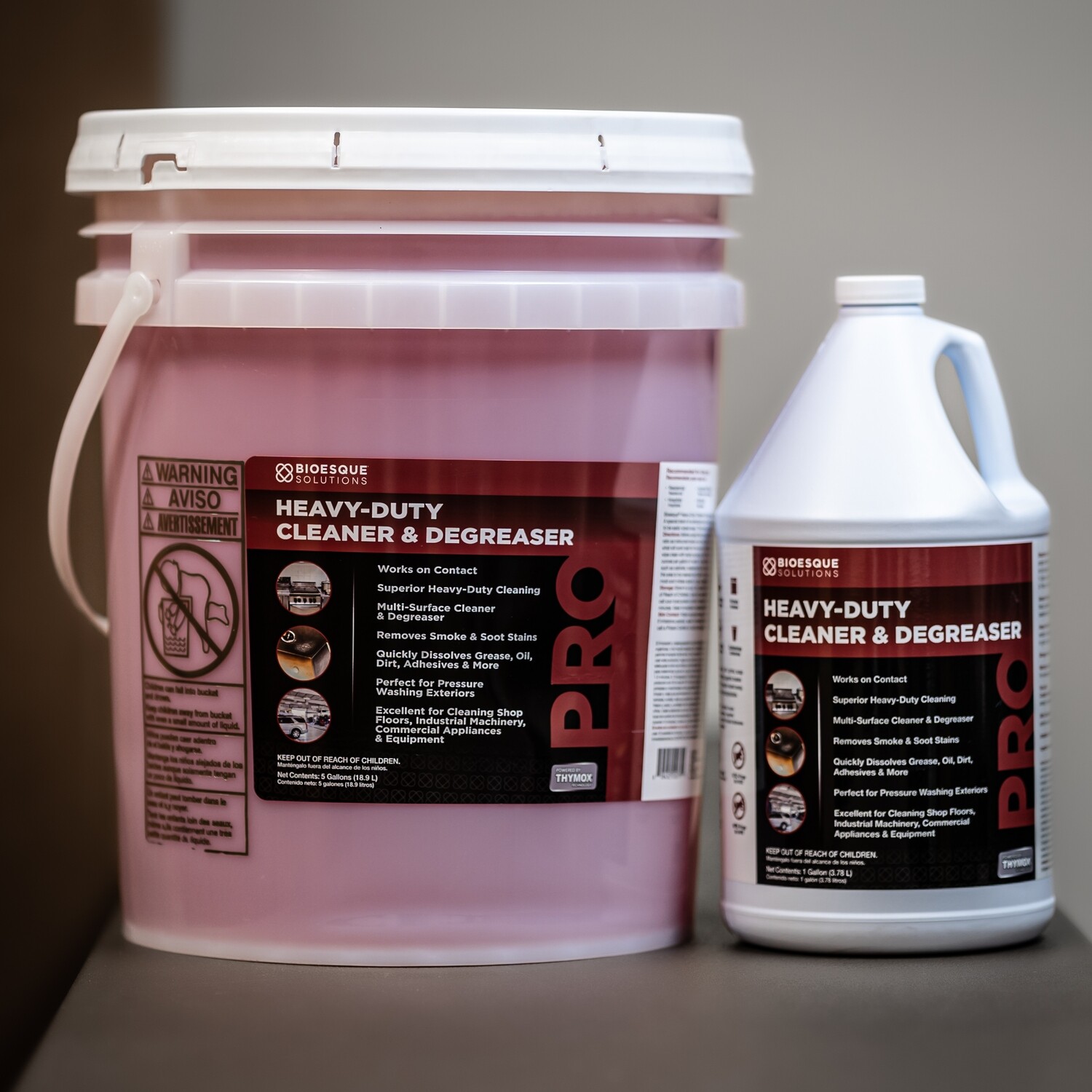 BIOESQUE HEAVY DUTY CLEANER & DEGREASER 5 GALLON