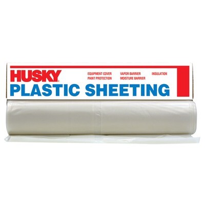 Plastic Sheeting 10' x 100' Clear Poly (6mil)